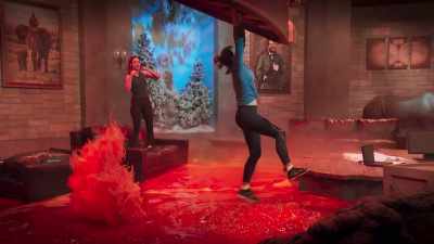 Oh! This Fierce Lady is on fire. - Floor Is Lava