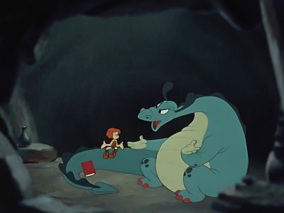 Oh but try again You've got to be mad to breathe fire - The Reluctant Dragon