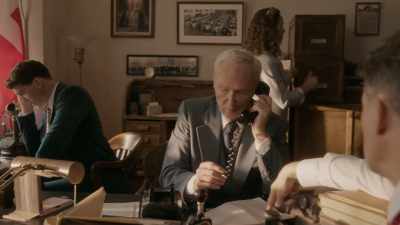 - Oh. Uh, let us...
- [indistinct cheering and laughter] - Escape from Germany