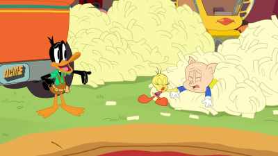 -Oh, uh, right. I thought it'd be easier... - Bugs Bunny Builders