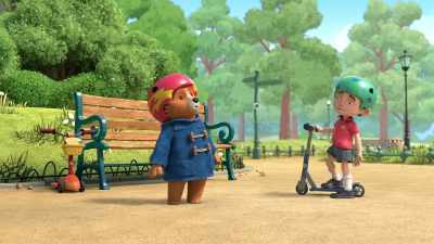 Oh! Um…
You're surrounded by… hmm… - The Adventures of Paddington