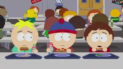 Oh, um, it's in my...
I-I already drank it. - South Park (Not Suitable for Children)