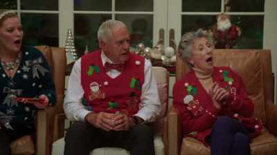 Oh, up on the housetop,
click, click, click. - Haul Out the Holly