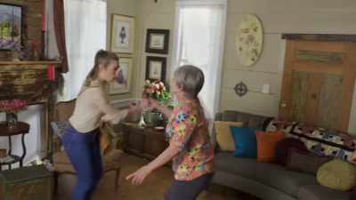 Oh, Violet, I am just so
happy to see you! - The Wedding Arrangement
