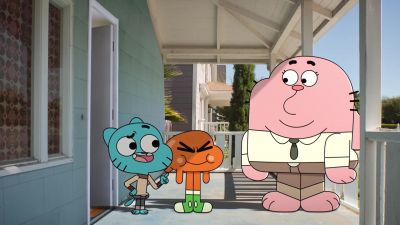 Oh, wait. Dad, aren't
you forgetting something? - The Amazing World of Gumball