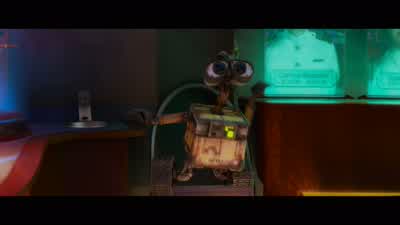 - Oh! - Wall-e, the plant! - Wall-e! - Captain: Over here. - WALL·E