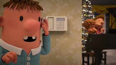 Oh, want me to put you on
speakerphone so you can join us? - Diary of a Wimpy Kid Christmas: Cabin Fever