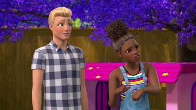 Oh, we were just checking
that the jacarandas - Barbie: A Touch of Magic