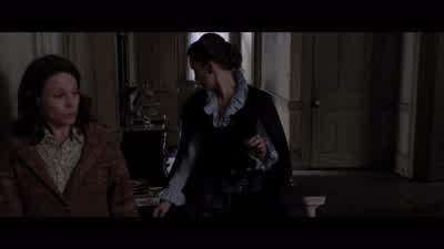 OH, WE WERE HANGING THOSE ALONG THE STAIRS. - The Conjuring