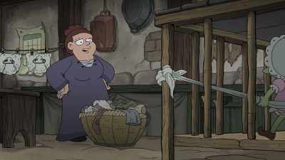 Oh, wee one,
there's no escape from the fun cage. - Disenchantment