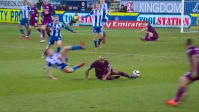 Oh! Well...
Anthony Taylor is reaching for a card. - All or Nothing: Manchester City