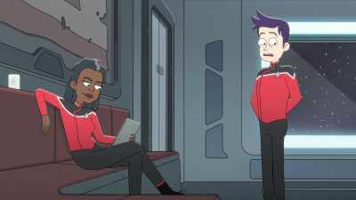 Oh. Well, hey,
how about we add a little thing - Star Trek: Lower Decks
