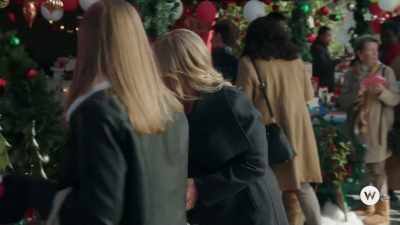 Oh. We'll, um, keep her in tow
for the time being. - A Magical Christmas Village