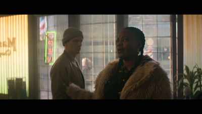 -Oh, well, we'll come back.
-No, we can wait. [chuckles] - The Other Black Girl
