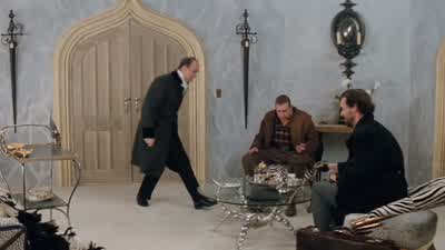 Oh well What a beautiful day ma'amBlue skies birds singingLaughter of school children riding on gentleGet on with it you imbecile - 101 Dalmatians
