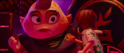 -Oh...what's that behind your ear? - Playmobil: The Movie