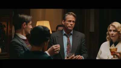 - Oh.
- Why don't we toast
to new friends? - Invitation to a Murder