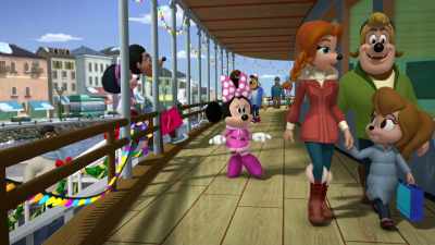 Oh! Won't it be so
wonderful spending it together? - Mickey and Minnie Wish Upon a Christmas