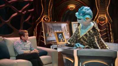 Oh, my word. Tom, I can't thank you enough
for spending time with us - Earth to Ned