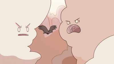 Oh, you wouldn't know your east
from your west. [blows raspberry] - Hilda