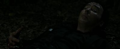 Oh you wouldn't shoot a man in the back would you - The Bag Man