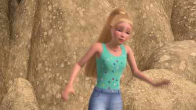 Oh, wow, okay, here we go.
Come here! - Barbie: A Touch of Magic
