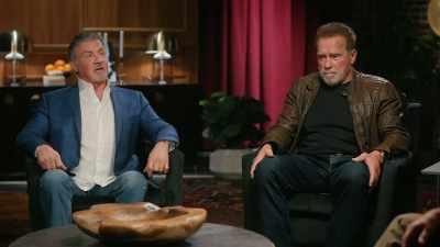 Oh, wow. That's a tough one. - Arnold & Sly: Rivals, Friends, Icons