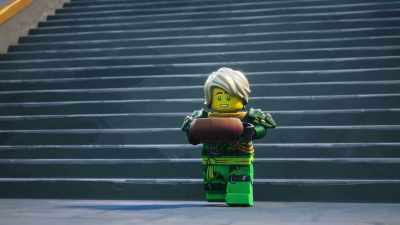 Oh, and Wyldfyre wanted
me to give you this: - LEGO Ninjago: Dragons Rising