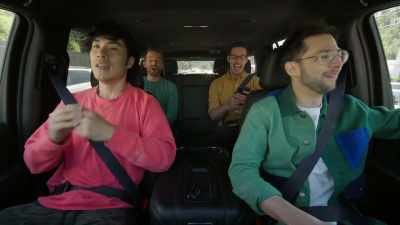 - Oh, yeah.
- And we're going to be
going to the best spot, - No Recipe Road Trip With the Try Guys