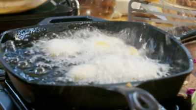 Oh, yeah!
Beware of the splash zones. - No Recipe Road Trip With the Try Guys
