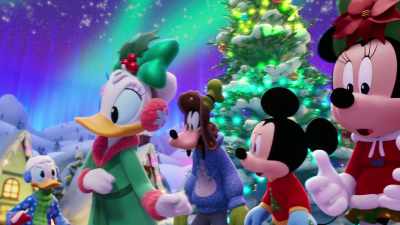 - Oh, yeah!
- [gasps] - Mickey and the Very Many Christmases