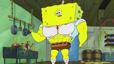 - Oh yeah, I saw it,
SpongeBob was too strong. - SpongeBob DocuPants