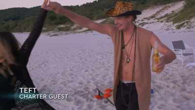 - Oh, yeah, party time.
- Yeah! - Below Deck Down Under