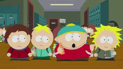 Oh, yeah, right. Tweek drinks
four bottles of Cred - South Park (Not Suitable for Children)