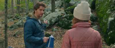 Oh, yeah, right.
Um, you want to sit on that rock? - Happiness for Beginners