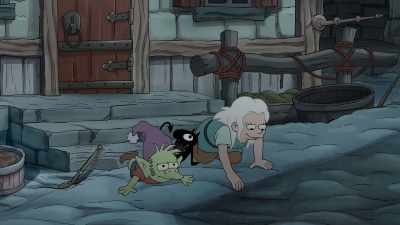 - Oh, yeah, the stairs. - Disenchantment