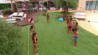 Oh, yeah, they'll have
to do it blindfolded - Love Island