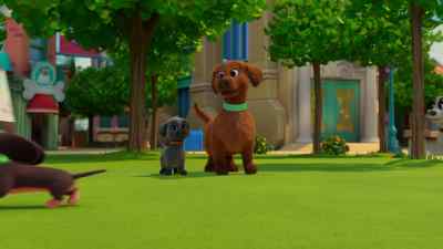 Oh, yeah! Time to cool
down some hot dogs! - Pretzel and the Puppies