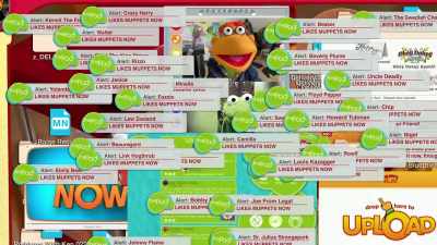 Oh, yeah, yeah, and I'm gonna keep
the online conversation going. - Muppets Now