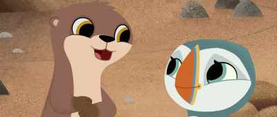 Oh, yes. I was! I was brave! - Puffin Rock and the New Friends