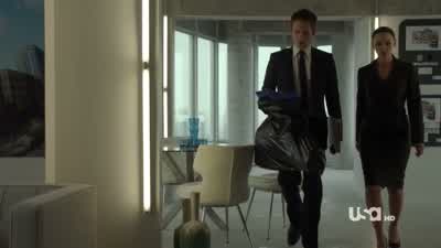 Oh, you brought a sack lunch. - Suits