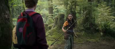 - Oh, you fixed your spear. - Percy Jackson and the Olympians