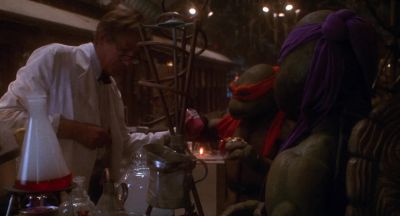 Oh You know not to criticize science or anything - Teenage Mutant Ninja Turtles II: The Secret of the Ooze