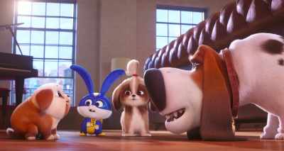 Oh. You know where to do that.
Find a shoe. - The Secret Life of Pets 2