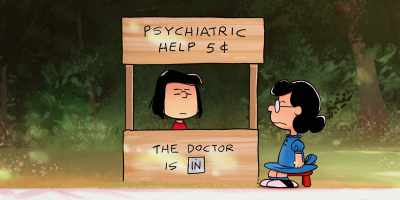 -Oh. You should speak up?
-[groans] - Snoopy Presents: One-of-a-Kind Marcie
