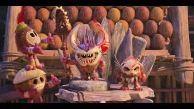 Oh. You want us to do it. It'd be easier if we're not jelly. Ooh. Don't worry. They can fix that. Ho - Moana 2