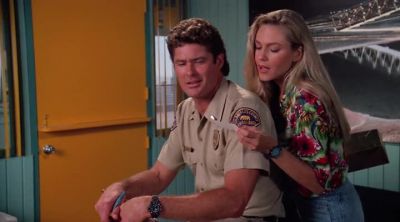 OH, YOU'RE EVEN GONNA
READ THE CARD. - Baywatch