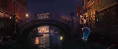- Oh, you're flying me.
- (COOING) - Spies in Disguise