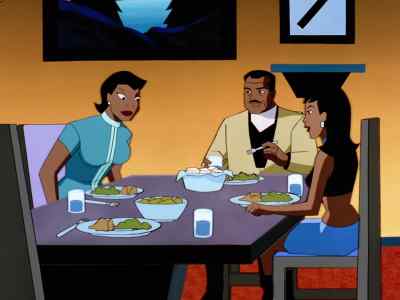 Oh, you're home, Maxine. - Batman Beyond