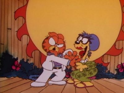 Oh yuck Where did she come from - Garfield in Paradise